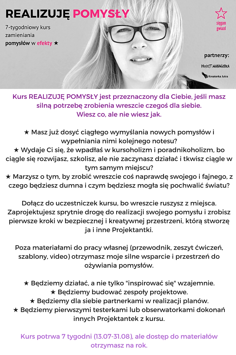 Kurs Realizuję Pomysły